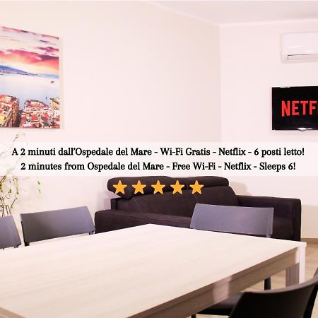 Apartamento Ospedale Del Mare - Wi-Fi Gratis E Parcheggio Gratuito Nápoles Exterior foto